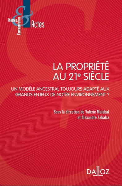 La propriété au 21e siècle