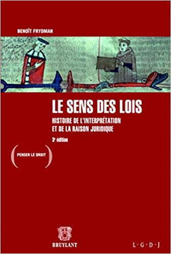 Le sens des lois, histoire de l'interprétation et de la raison juridique