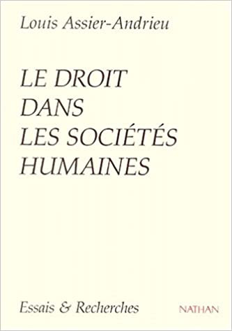 Le droit dans les sociétés humaines