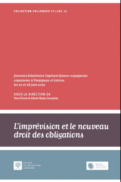 L'imprévision et le nouveau droit des obligations