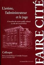 L'artiste, l'administrateur et le juge
