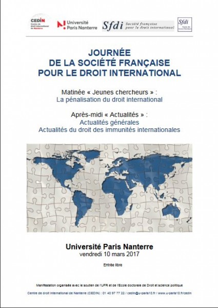 La pénalisation du droit international