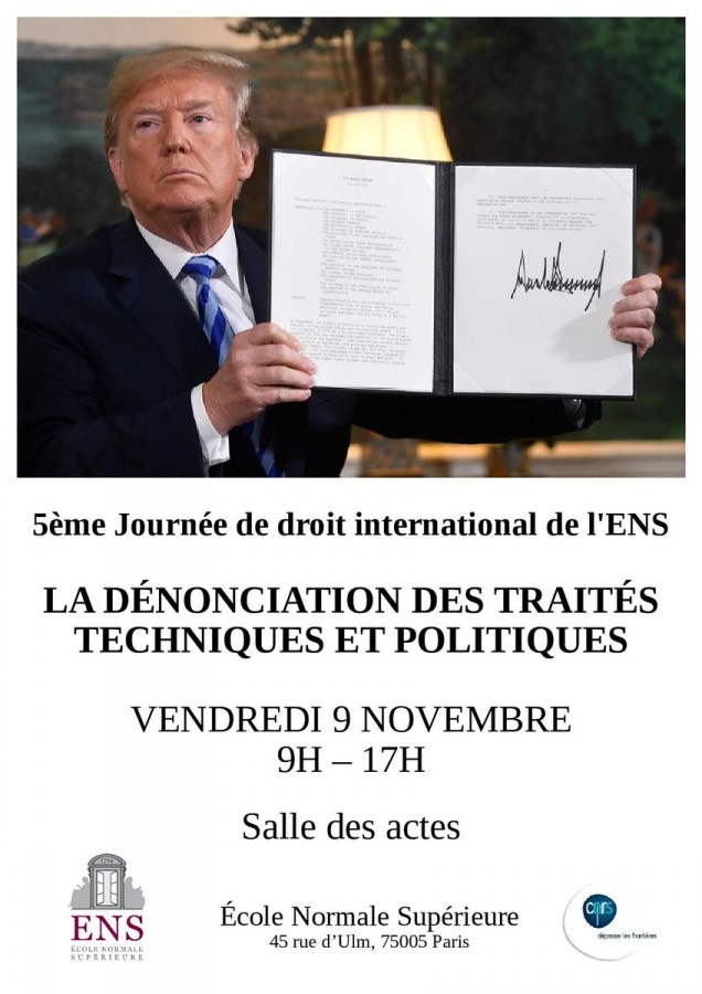 La dénonciation des traités