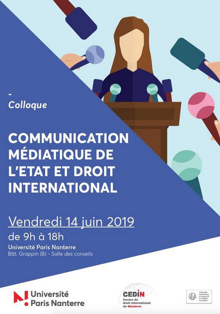 Communication médiatique de l’Etat et droit international