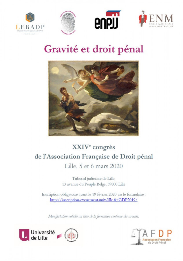 Gravité et droit pénal