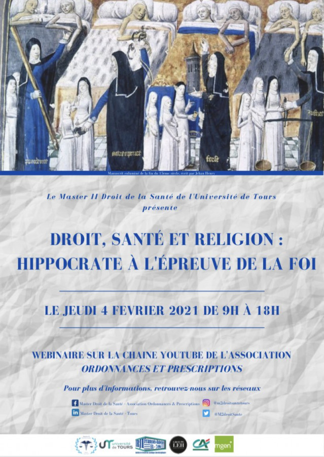 Droit, santé et religion. Hippocrate à l'épreuve de la foi