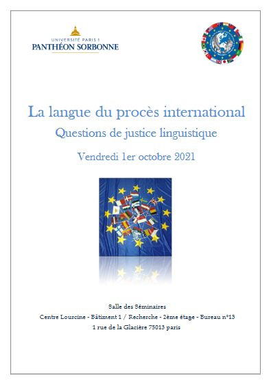 La langue du procès international