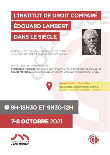 L'institut de droit comparé Edouard Lambert dans le siècle