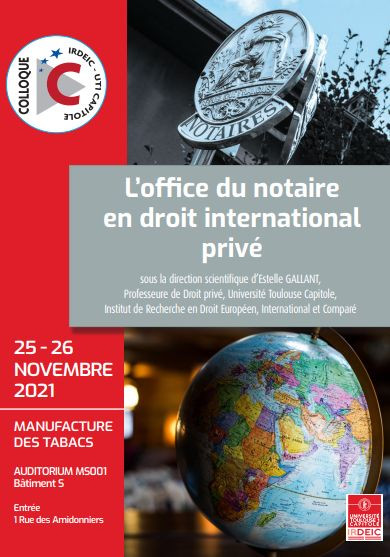 L'office du notaire en droit international privé