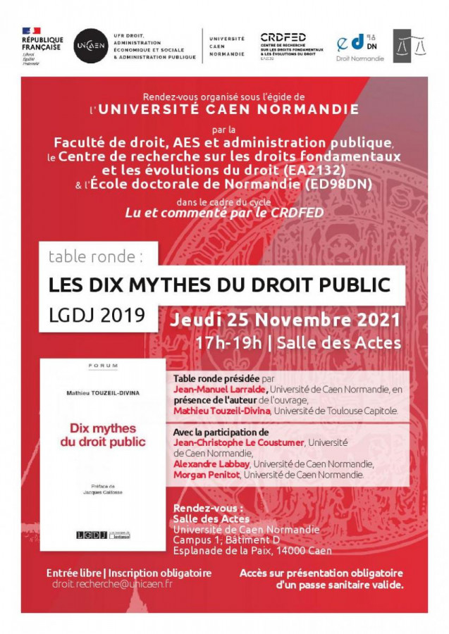 Les dix mythes du droit public