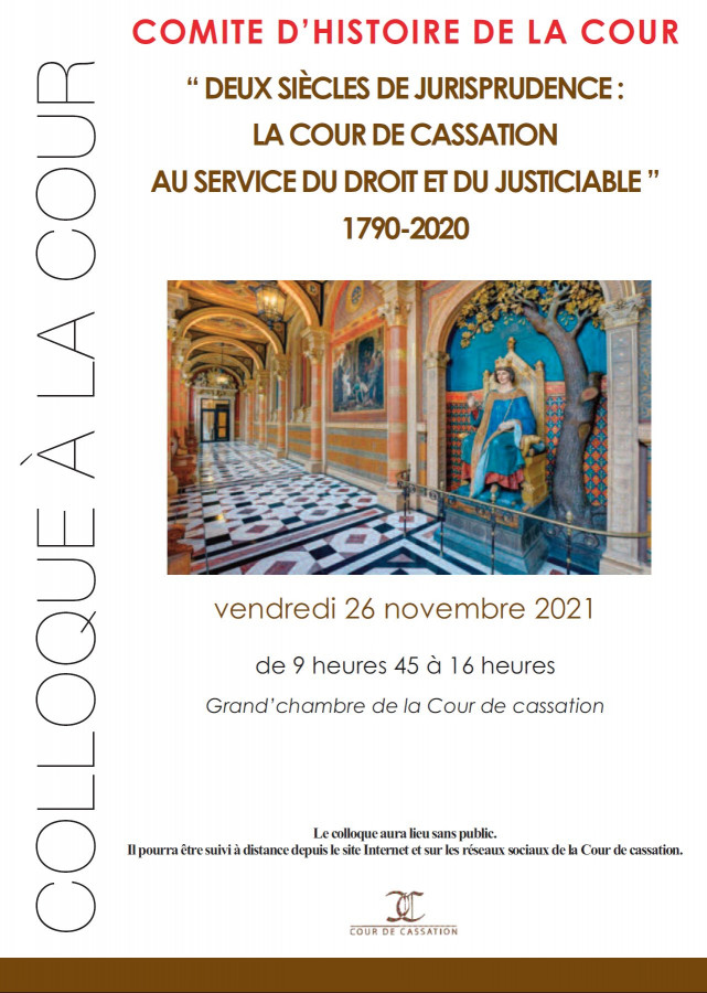 Deux siècles de Jurisprudence : la Cour de cassation au service du droit et du justiciable (1790 - 2020)