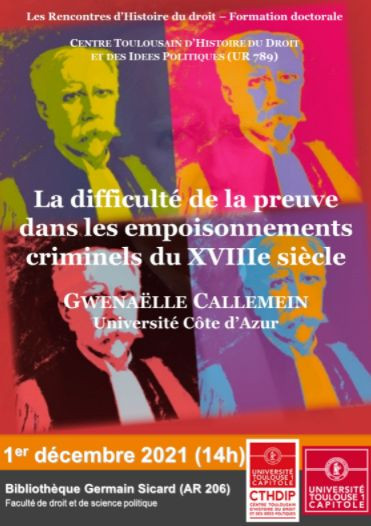 La difficulté de la preuve dans les empoisonnements criminels du XVIIIème siècle