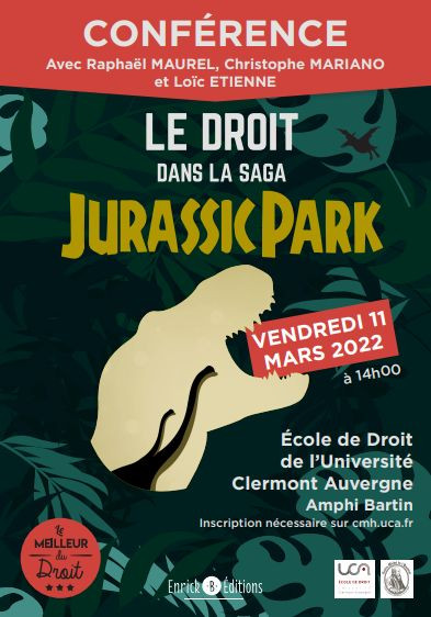 Le droit dans la saga Jurassic Park