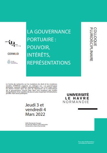 La gouvernance portuaire : Pouvoir, Intérêts, Représentations
