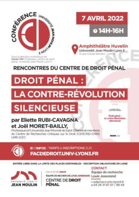 Droit pénal : la Contre-Révolution silencieuse