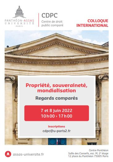 Propriété, souveraineté, mondialisation