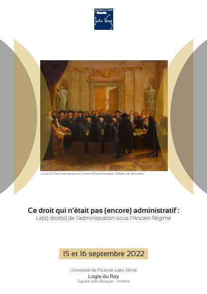 Ce droit qui n’était pas (encore) administratif