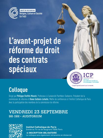 L’avant-projet de réforme du droit des contrats spéciaux