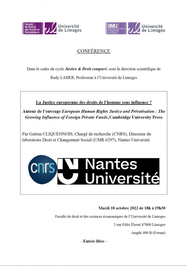 La Justice européenne des droits de l’homme sous influence ?