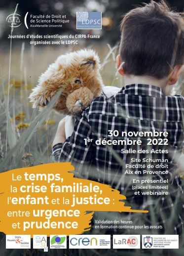 Le temps, la crise familiale, l'enfant et la justice : entre urgence et prudence