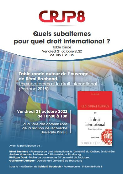 Quels subalternes pour quel droit international ?