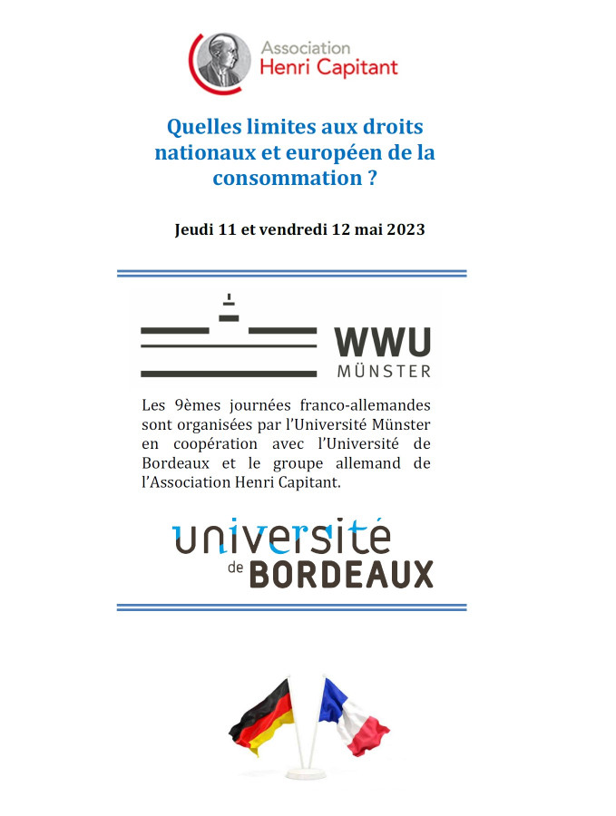 Quelles limites aux droits nationaux et européen de la consommation ?