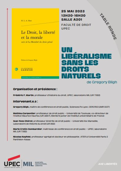 Un libéralisme sans les droits naturels, de Gregory Bligh (2021)