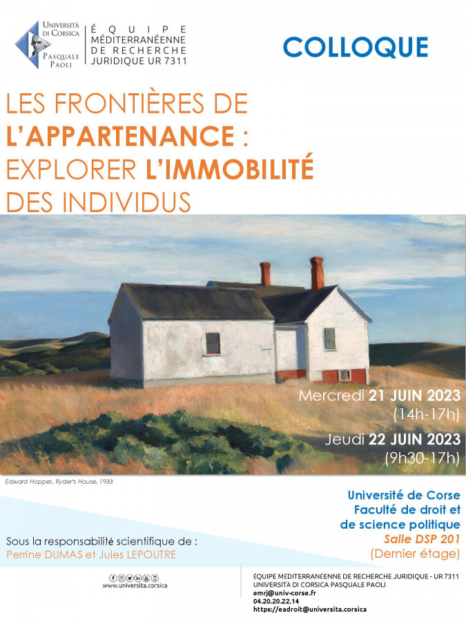 Les frontières de l'appartenance : explorer l'immobilité des individus