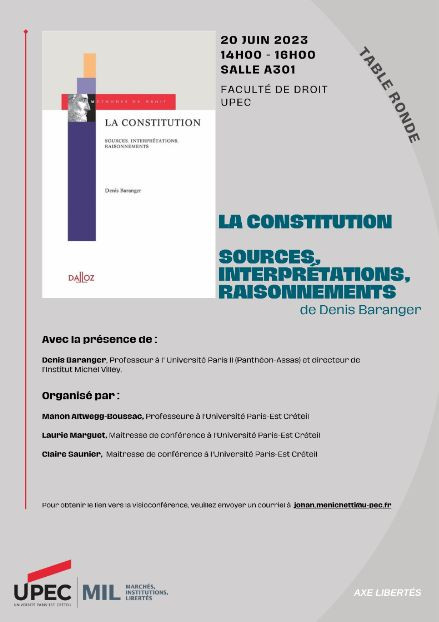 La constitution : Sources, interprétations, raisonnements