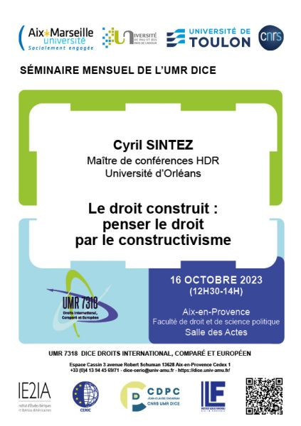 Le droit construit : penser le droit par le constructivisme