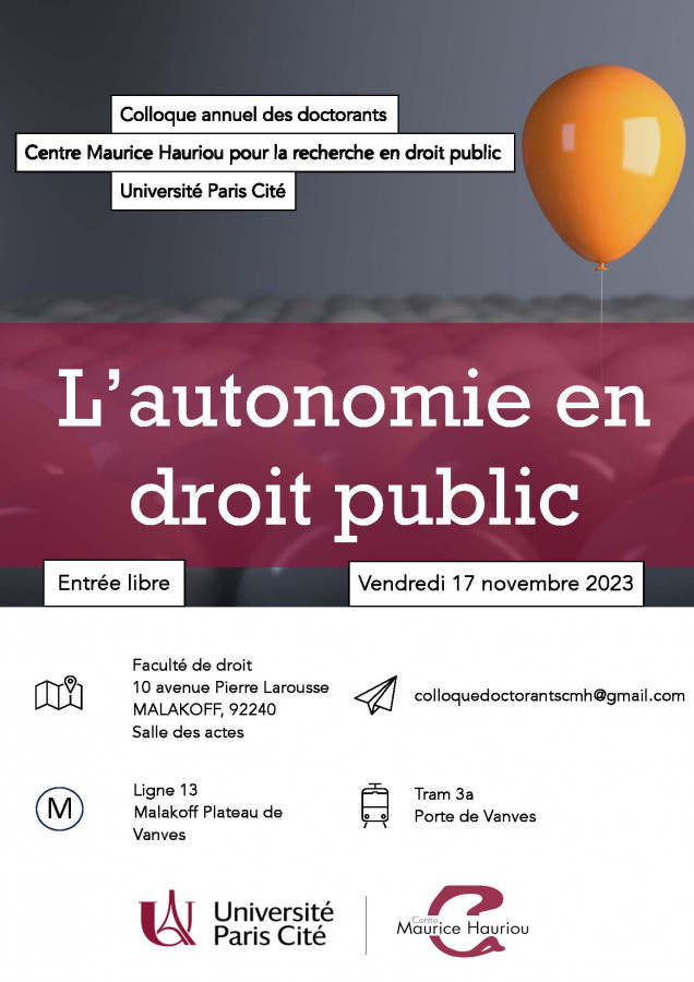 L’autonomie en droit public