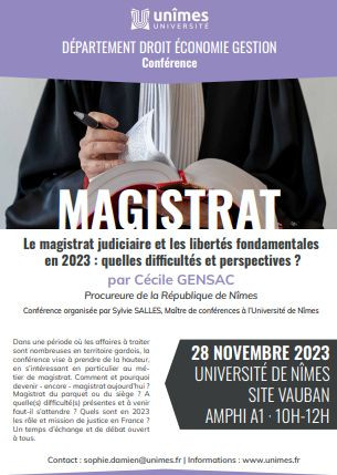 Le magistrat judiciaire et les libertés fondamentales en 2023 : quelles difficultés et perspectives ?