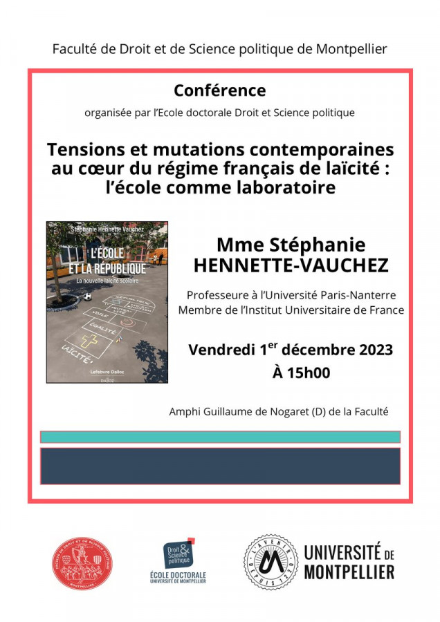 Tensions et mutations contemporaines au coeur du régime français de laïcité : l'école comme laboratoire