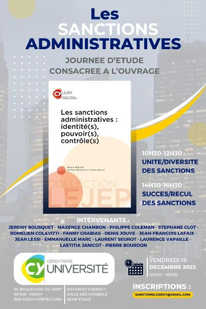 Les sanctions administratives