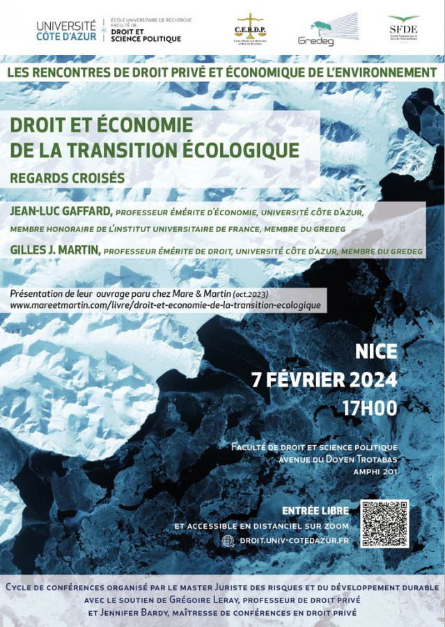 Droit et économie de la transition écologique