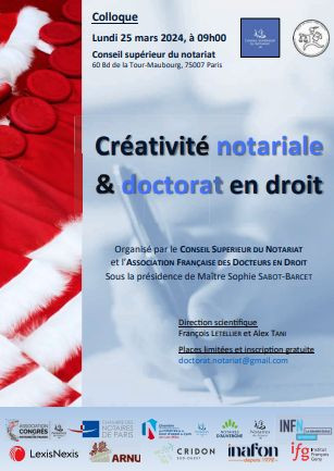 Créativité notariale & Doctorat en droit