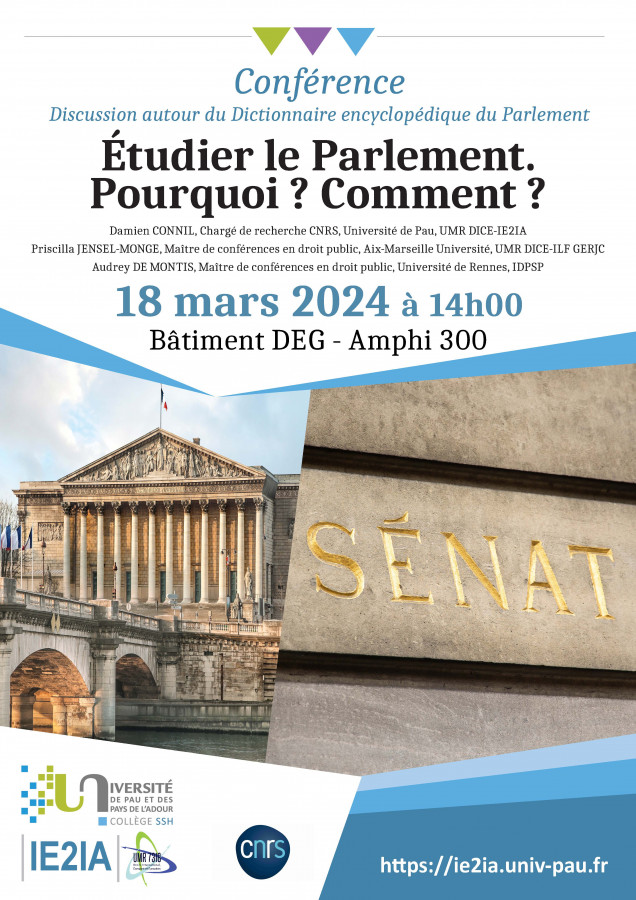 Etudier le Parlement. Pourquoi ? Comment ?