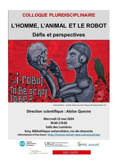 L'homme, l'animal et le robot : défis et perspectives