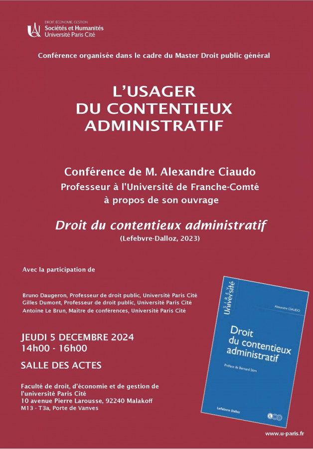 L'usager du contentieux administratif