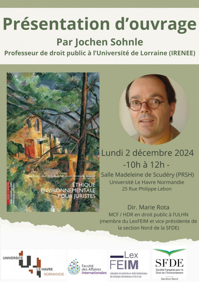 Éthique environnementale pour juristes