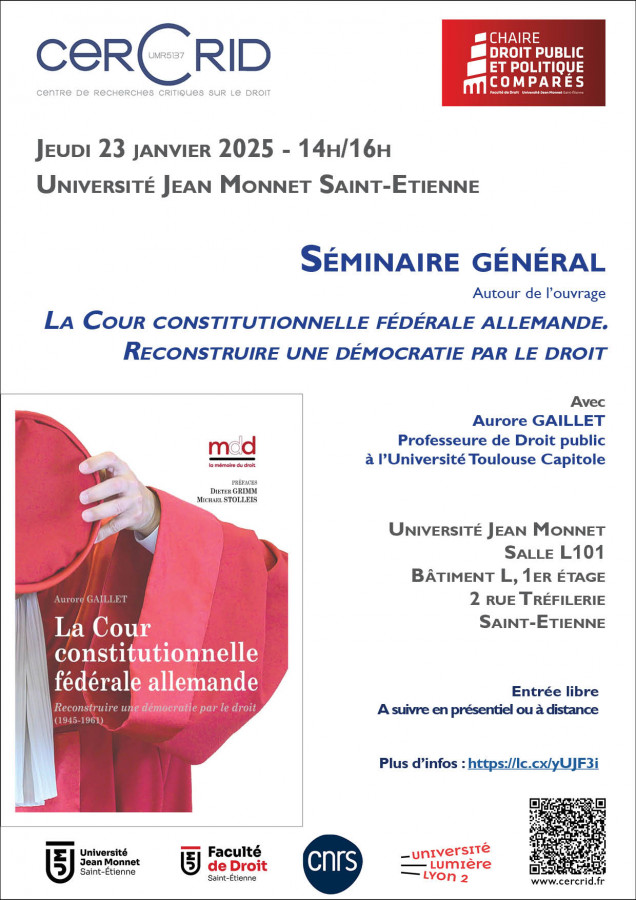 La Cour constitutionnelle fédérale allemande. Reconstruire une démocratie par le droit