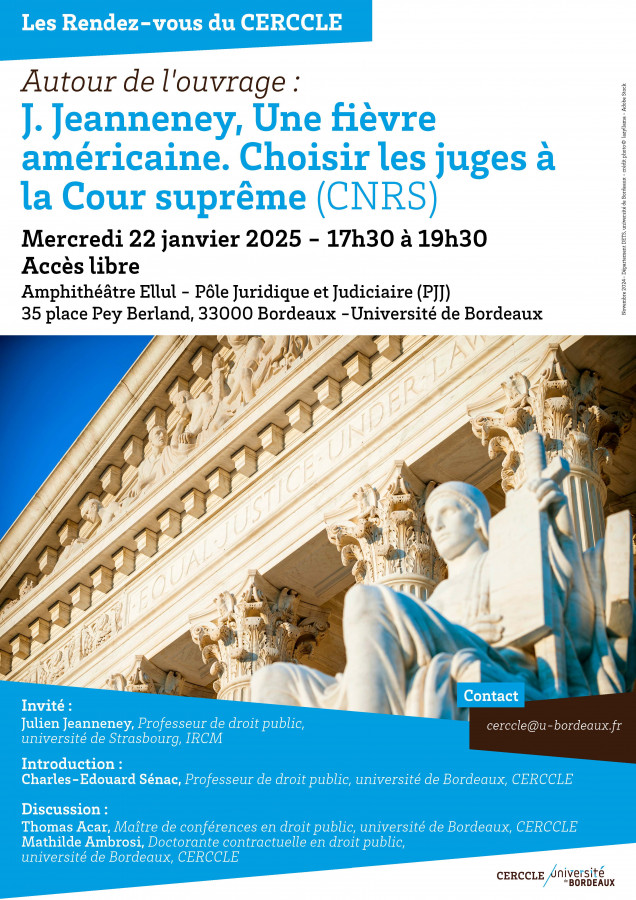 Une fièvre américaine. Choisir les juges à la Cour suprême