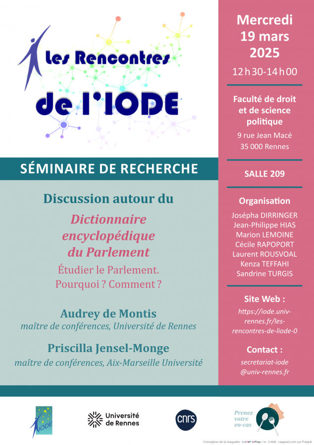 Discussion autour du Dictionnaire encyclopédique du Parlement