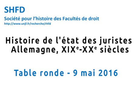 Lectures de… n° 2 :  Histoire de l'état des juristes. Allemagne, XIXe-XXe siècles