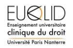 Euclid Clinique du Droit de l'Université Paris Nanterre